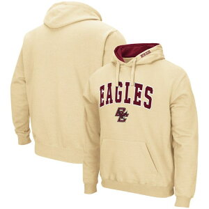 �R���V�A�� �����Y �g�b�v�X T�V���c ���S �p�[�J�[ Men's Colosseum Gold Boston Collegeagles Arch and Logo Pullover Hoodie Bos Gold �S�[���h