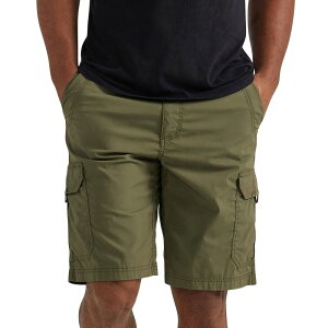 ���[ �����Y �{�g���X �n�[�t�p���c�E�V���[�c �V���[�g�p���c Men's Lee 10.5 Extreme Motion Crossroads Cargo Shorts Olive Night �I���[�u