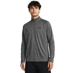 �A���_�[�A�[�}�[ �����Y �g�b�v�X T�V���c Men's Under Armour Tech 2.0 Half-Zip Top Castlerock