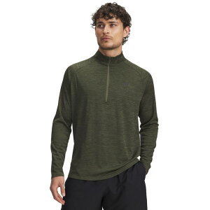 �A���_�[�A�[�}�[ �����Y �g�b�v�X T�V���c Men's Under Armour Tech 2.0 Half-Zip Top Marine Od Green �O���[��