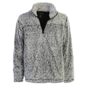 �W���x���e�B �����Y �A�E�^�[ �j�b�g�E�Z�[�^�[ Gioberti Men'super Soft Sherpa 1/4 Zipullover Sweater Smokey Gray �O���[