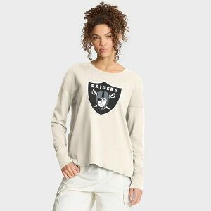 �t�@�i�e�B�N�X ���f�B�[�X �g�b�v�X T�V���c Women's Fanatics Cream Las Vegas Raiders Dove Legacy Long Sleeve T-Shirt Lvr Beige �x�[�W��