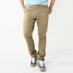�\�m�} �����Y �{�g���X �J�W���A���p���c Men'sonoma Goods For Life Flexwear Slim-Fit Chinos Light Khaki �J�[�L