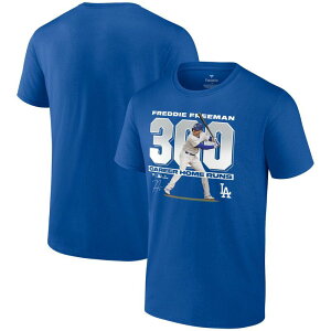 �A���u�����f�b�h �����Y �g�b�v�X T�V���c Unbranded Men's Fanatics Branded Freddie Freeman Royalos Angeles Dodgers 300 Career Home Runs T-Shirt Lad Blue �u���[