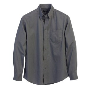 �W���x���e�B �����Y �g�b�v�X T�V���c �I�b�N�X�t�H�[�h �R�b�g�� Gioberti Men's 100% Cotton Long Sleeve Casual Twill Oxford Shirt Gray �O���[