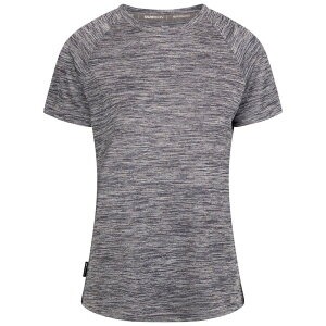 �g���X�p�X ���f�B�[�X �g�b�v�X T�V���c Trespass Womens/Ladieselinne Duo Skin Active Top Navy Marl �}�[��