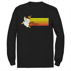 �A�j���L�����N�^�[ �����Y �g�b�v�X T�V���c Licensed Character Men's Looney Tunes Foghorn Leghorn Jog Tee Black �u���b�N