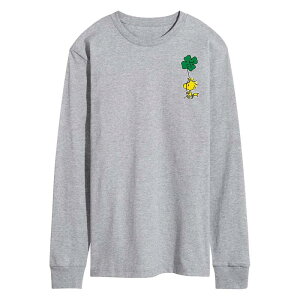 �A�j���L�����N�^�[ �����Y �g�b�v�X T�V���c Licensed Character Men's Peanutsnoopy Woodstock Tee Gray �O���[