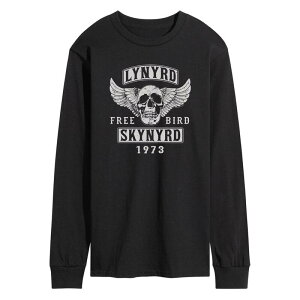 �A�j���L�����N�^�[ �����Y �g�b�v�X T�V���c �O���t�B�b�N Licensed Character Men's Lynyrd Skynyrd Free Bird Long Sleeve Graphic Tee Black �u���b�N