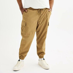 �\�m�} �����Y �{�g���X �J�W���A���p���c �g�[�� Big & Tall Sonoma Goods For Life Pull-On Cargo Jogger Pants Darkhaki �J�[�L