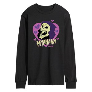 �A�j���L�����N�^�[ �����Y �g�b�v�X T�V���c �O���t�B�b�N Licensed Character Men's Masters Of The Universe Skeletor Long Sleeve Graphic Tee Black �u���b�N