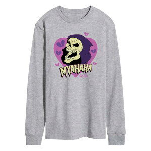 �A�j���L�����N�^�[ �����Y �g�b�v�X T�V���c �O���t�B�b�N Licensed Character Men's Masters Of The Universe Skeletor Long Sleeve Graphic Tee Heather Gray �O���[