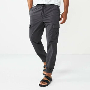 �\�m�} �����Y �{�g���X �J�W���A���p���c Men'sonoma Goods For Life Pull-On Cargo Jogger Pants Dark Grey �O���[