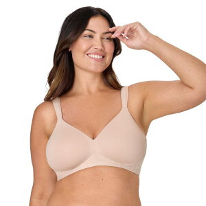 �o�� ���f�B�[�X �A���_�[�E�F�A �u���W���[ Women's Bali Cool Smoothing Wireless Foam Bra - DF4582 Almond