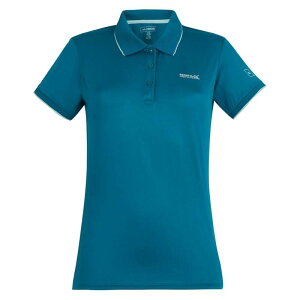 ���K�b�^ ���f�B�[�X �g�b�v�X T�V���c �|���V���c Regatta Womens/Ladies Remex II Polo Neck T-Shirt Exotic Plume Solid