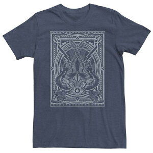 �A�j���L�����N�^�[ �����Y �g�b�v�X T�V���c �g�[�� Licensed Character Big & Tall Rock N' Roll Collage Poster Tee Navy Heather �w�U�[