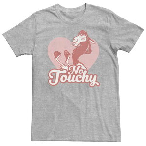 �f�B�Y�j�[ �����Y �g�b�v�X T�V���c �g�[�� Big & Tall Disney Themperor's New Groove Kuzco No Touchy Tee Athletic Heather �w�U�[
