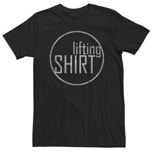 �A�j���L�����N�^�[ �����Y �g�b�v�X T�V���c �g�[�� ���S Licensed Character Big & Tallifting Shirt Circle Text Logo Tee Black �u���b�N
