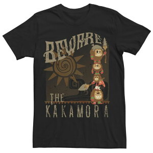 �f�B�Y�j�[ �����Y �g�b�v�X T�V���c Men's Disney's Moana Beware The Kakamora Portraitee Black �u���b�N