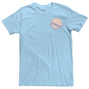 �A�j���L�����N�^�[ �����Y �g�b�v�X T�V���c Licensed Character Men's Netflix Stranger Things Friends Don't Lie Waffleft Chestee Light Blue �u���[