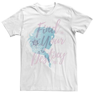 �f�B�Y�j�[ �s�N�T�[ �����Y �g�b�v�X T�V���c Disney / Pixar Disney's Frozen Elsa Men's Find Your Destiny Tee White �z���C�g