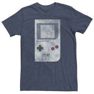 �A�j���L�����N�^�[ �����Y �g�b�v�X T�V���c �g�[�� Licensed Character Big & Tall Nintendoriginal Game Boy Tee Navy Heather �w�U�[