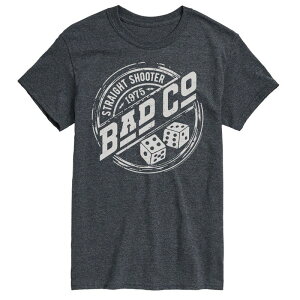 �A�j���L�����N�^�[ �����Y �g�b�v�X T�V���c �g�[�� Licensed Character Big & Tall Bad Company Badge Tee Gray �O���[