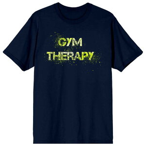�A�j���L�����N�^�[ �����Y �g�b�v�X T�V���c Licensed Character Men's Gym Culture Gym Therapy Tee Blue �u���[