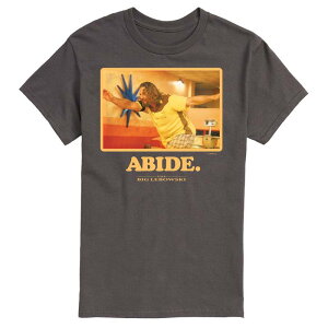�A�j���L�����N�^�[ �����Y �g�b�v�X T�V���c Licensed Character Men's The Big Lebowski Abide Tee Charcoal �`���R�[��
