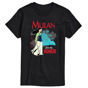 �f�B�Y�j�[ �����Y �g�b�v�X T�V���c �g�[�� �O���t�B�b�N Disney's Mulan Big & Tallive By Honor Graphic Tee Black �u���b�N
