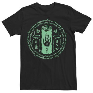 �A�j���L�����N�^�[ �����Y �g�b�v�X T�V���c �g�[�� �O���t�B�b�N Licensed Character Big & Tall Nintendo Legend of Zelda: Tears of the Kingdom Glowing Rune Graphic Tee Black �u���b�N