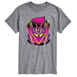 �A�j���L�����N�^�[ �����Y �g�b�v�X T�V���c Licensed Character Men's Transformers Halftone Icon Decpticon Tee Heather Gray �O���[