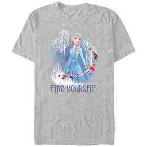 �f�B�Y�j�[ �����Y �g�b�v�X T�V���c �O���t�B�b�N Disney's Frozen Elsa Find Yourself Men's Graphic Tee Athletic Heather �w�U�[