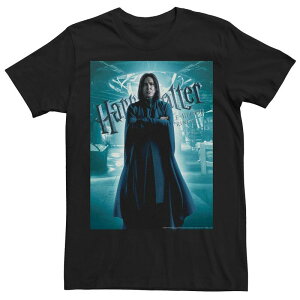 �A�j���L�����N�^�[ �����Y �g�b�v�X T�V���c �O���t�B�b�N Licensed Character Men's Harry Potter Half-Blood Prince Snape Poster Graphic Tee Black �u���b�N