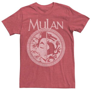 �f�B�Y�j�[ �����Y �g�b�v�X T�V���c ���S Disney's Mulan Portrait Logo Stamp Men's Tee Red Heather �w�U�[