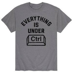 �A�j���L�����N�^�[ �����Y �g�b�v�X T�V���c Licensed Character Men's Everything Is Under Control Tee Gray �O���[