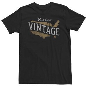 �A�j���L�����N�^�[ �����Y �g�b�v�X T�V���c ���B���e�[�W �g�[�� Licensed Character Big & Tall Americana American Vintage USA Tee Black �u���b�N