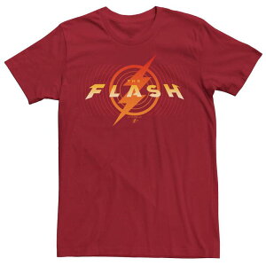 �A�j���L�����N�^�[ �����Y �g�b�v�X T�V���c ���S �O���t�B�b�N Licensed Character Men's The Flash Logo Wave Graphic Tee Cardinal
