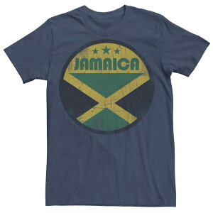 �A�j���L�����N�^�[ �����Y �g�b�v�X T�V���c �O���t�B�b�N Licensed Character Men's Jamaica Circle Graphic Tee Navy Heather �w�U�[