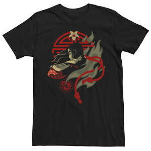 �f�B�Y�j�[ �����Y �g�b�v�X T�V���c Disney's Mulan Men's Fighting Spiritee Black �u���b�N
