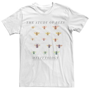 �A�j���L�����N�^�[ �����Y �g�b�v�X T�V���c Licensed Character Men's Earth Day Melittology The Study Of Bees Tee White �z���C�g
