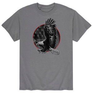 �A�j���L�����N�^�[ �����Y �g�b�v�X T�V���c �O���t�B�b�N Licensed Character Men's Eagle Soar Graphic Tee Gray �O���[