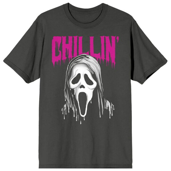 アニメキャラクター メンズ トップス Tシャツ Licensed Character Men's Ghostface Chillin Tee Grey グレー