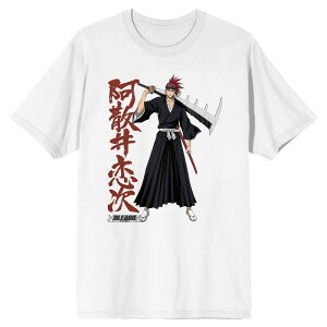 �A�j���L�����N�^�[ �����Y �g�b�v�X T�V���c Licensed Character Men's Bleach Renji Abarai Tee White �z���C�g