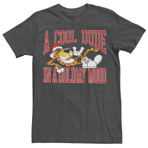 �A�j���L�����N�^�[ �����Y �g�b�v�X T�V���c �O���t�B�b�N Licensed Character Men's Cheetos Cool Dude Holiday Mood Graphic Tee Charcoal Heather �`���R�[��