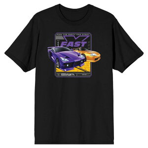 �A�j���L�����N�^�[ �����Y �g�b�v�X T�V���c �O���t�B�b�N Licensed Character Men's Fast & Furious Now The Party Can Start Graphic Tee Black �u���b�N