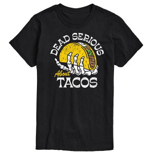 �A�j���L�����N�^�[ �����Y �g�b�v�X T�V���c �O���t�B�b�N Licensed Character Men's Dead Serious Aboutacos Graphic Tee Black �u���b�N
