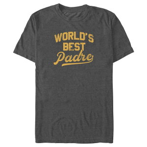�A���u�����f�b�h �����Y �g�b�v�X T�V���c �g�[�� �O���t�B�b�N Unbranded Big & Tall World's Best Padre Graphic Tee Charcoal Heather �`���R�[��