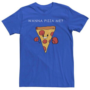 �A�j���L�����N�^�[ �����Y �g�b�v�X T�V���c Licensed Character Men's You Want A Pizza Me Tee Royal