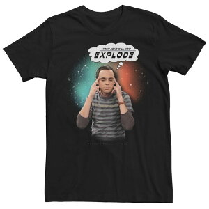 �A�j���L�����N�^�[ �����Y �g�b�v�X T�V���c Licensed Character Men's The Big Bang Theory Sheldon Your Head Will Now Explode Tee Black �u���b�N